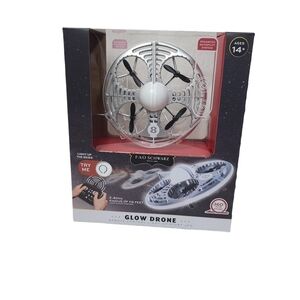 FAO Schwarz Glow LED Stunt UFO 360 Flip Stunt Long Range Control Drone NIB